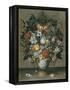Chinese Vase with Flowers, Shells and Insects-Ambrosius Bosschaert the Elder-Framed Premier Image Canvas