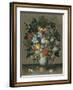 Chinese Vase with Flowers, Shells and Insects-Ambrosius Bosschaert the Elder-Framed Giclee Print