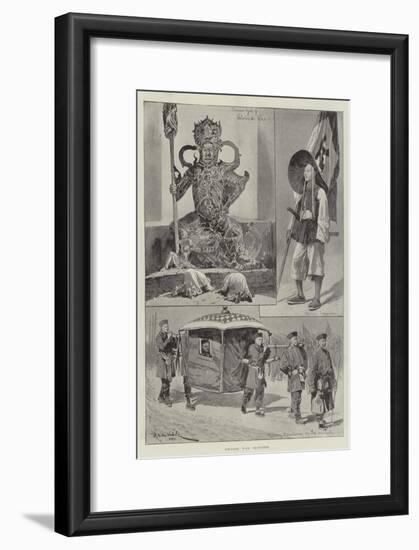 Chinese War Sketches-Richard Caton Woodville II-Framed Giclee Print