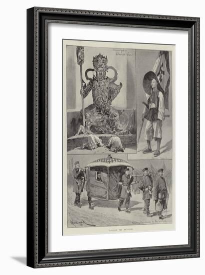 Chinese War Sketches-Richard Caton Woodville II-Framed Giclee Print