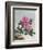 Chinese Watercolor of Pink Peonies-null-Framed Giclee Print