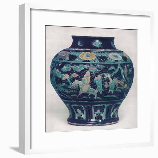 'Chinese Wine-Jar. Ming Period', 1368-1644, (1928)-Unknown-Framed Giclee Print