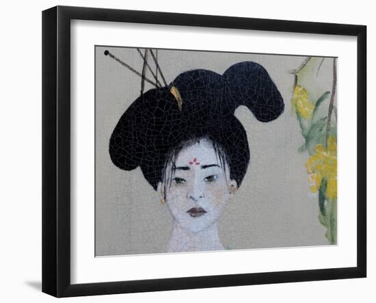 Chinese woman (Triptych) 2015 Detail 1-Susan Adams-Framed Giclee Print