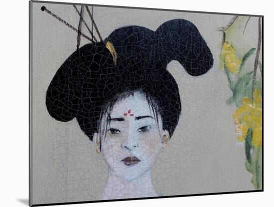 Chinese woman (Triptych) 2015 Detail 1-Susan Adams-Mounted Giclee Print