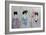 Chinese Women (Triptych) 2015 1,2,3-Susan Adams-Framed Giclee Print