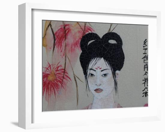 Chinese Women (Triptych) 2015 2 Detail-Susan Adams-Framed Giclee Print