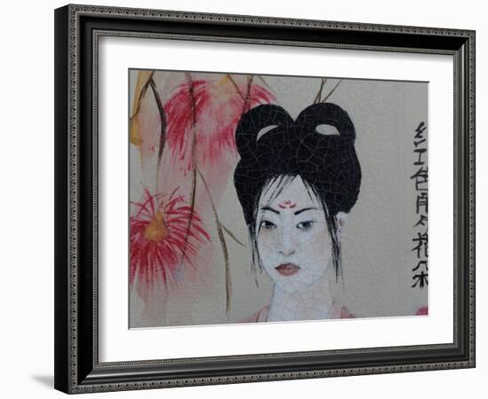 Chinese Women (Triptych) 2015 2 Detail-Susan Adams-Framed Giclee Print