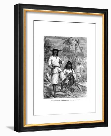 Chinese Workers, Cuba, 19th Century-Pelcoq-Framed Giclee Print