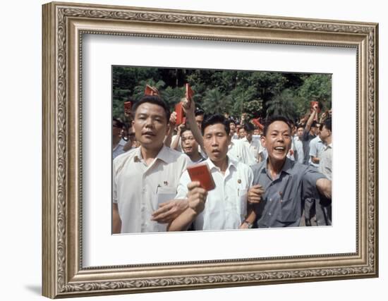 Chinese Youth Protesting Economic Conditions in Hong Kong, 1967-Co Rentmeester-Framed Photographic Print