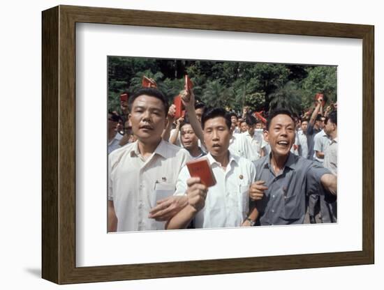 Chinese Youth Protesting Economic Conditions in Hong Kong, 1967-Co Rentmeester-Framed Photographic Print