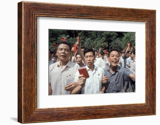 Chinese Youth Protesting Economic Conditions in Hong Kong, 1967-Co Rentmeester-Framed Photographic Print