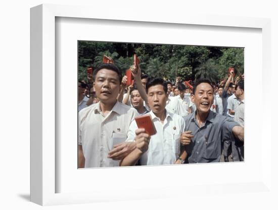 Chinese Youth Protesting Economic Conditions in Hong Kong, 1967-Co Rentmeester-Framed Photographic Print