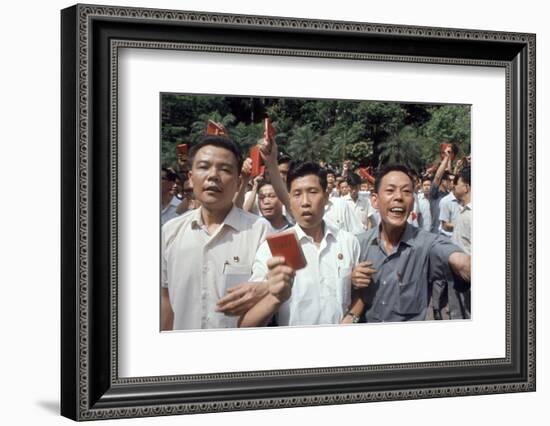 Chinese Youth Protesting Economic Conditions in Hong Kong, 1967-Co Rentmeester-Framed Photographic Print