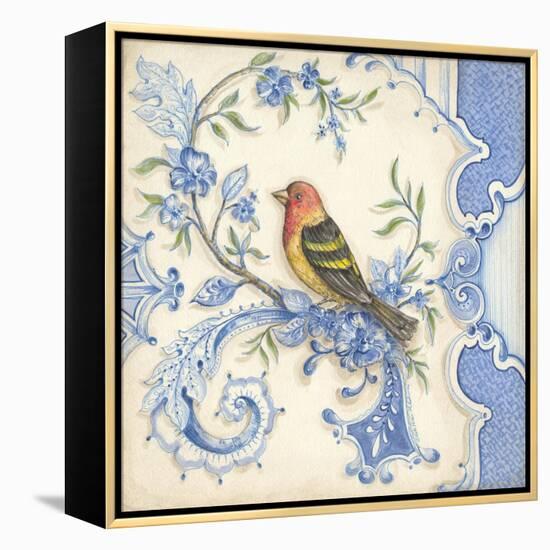 Chinoiserie Aviary I-Kate McRostie-Framed Stretched Canvas