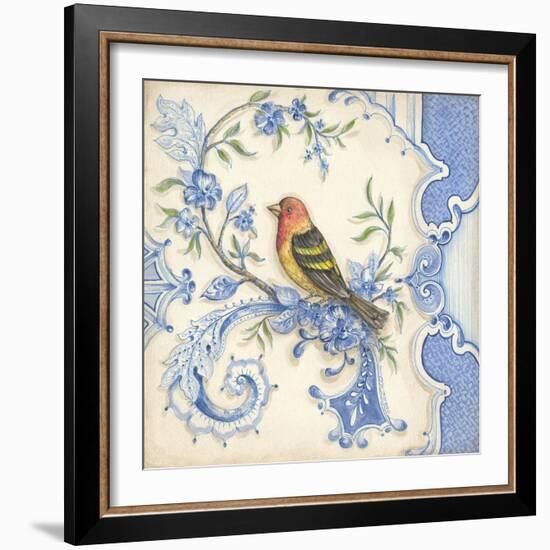 Chinoiserie Aviary I-Kate McRostie-Framed Art Print