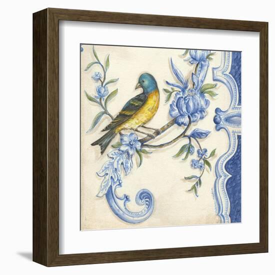 Chinoiserie Aviary II-Kate McRostie-Framed Art Print