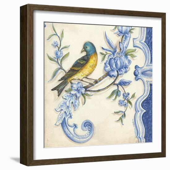 Chinoiserie Aviary II-Kate McRostie-Framed Art Print