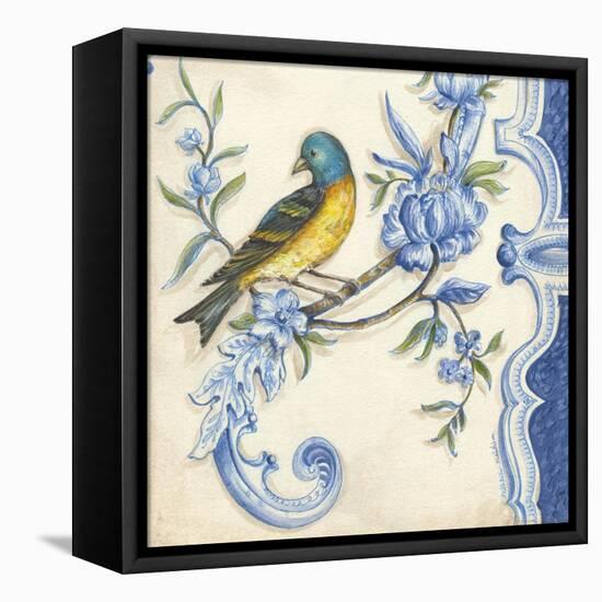 Chinoiserie Aviary II-Kate McRostie-Framed Stretched Canvas