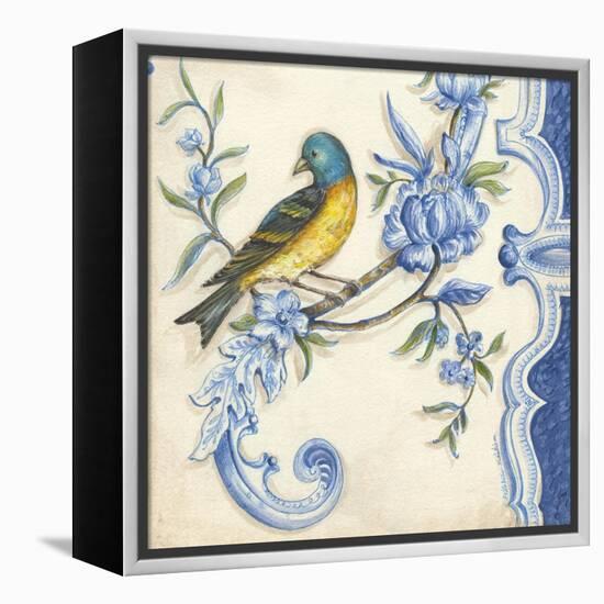 Chinoiserie Aviary II-Kate McRostie-Framed Stretched Canvas