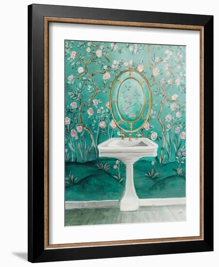 Chinoiserie Bath I-Julia Purinton-Framed Art Print