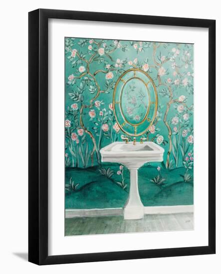 Chinoiserie Bath I-Julia Purinton-Framed Art Print