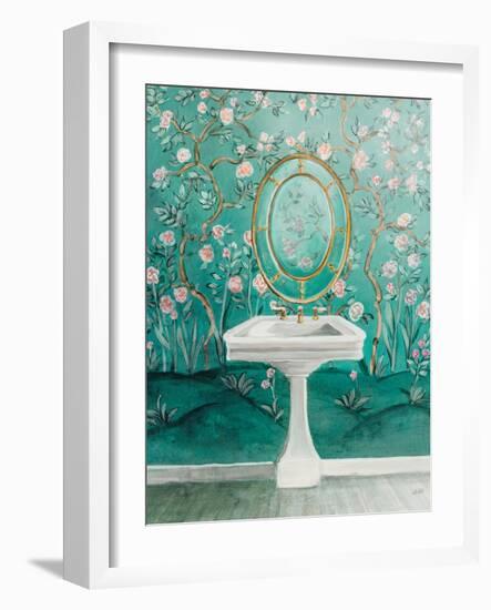 Chinoiserie Bath I-Julia Purinton-Framed Art Print