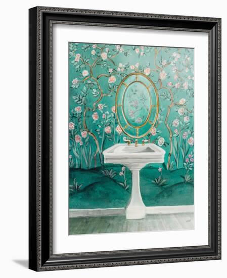 Chinoiserie Bath I-Julia Purinton-Framed Art Print