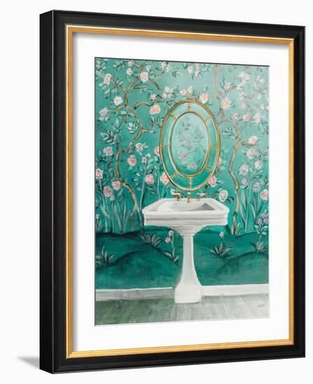 Chinoiserie Bath I-Julia Purinton-Framed Art Print