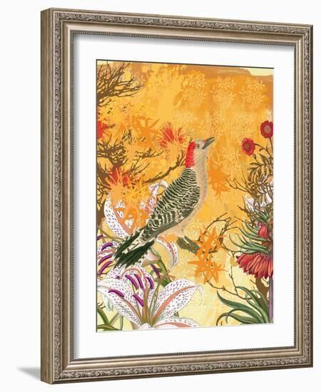 Chinoiserie I-Ken Hurd-Framed Art Print