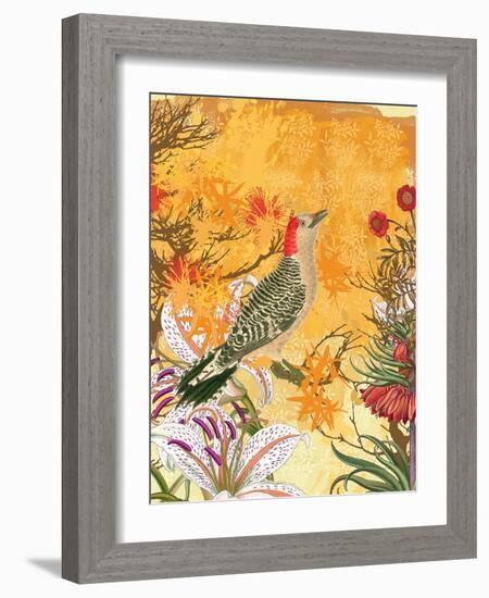 Chinoiserie I-Ken Hurd-Framed Art Print