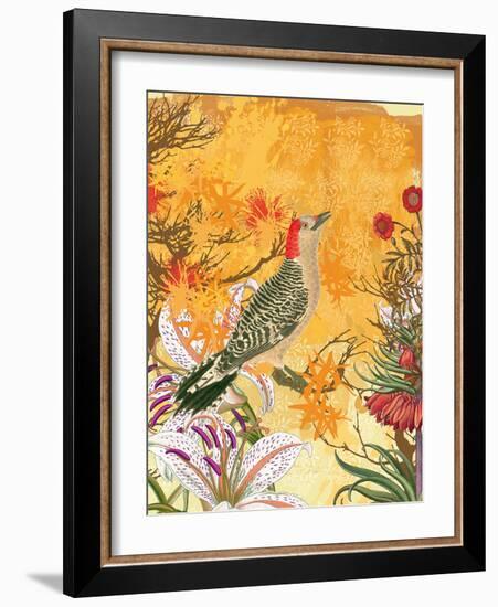 Chinoiserie I-Ken Hurd-Framed Art Print