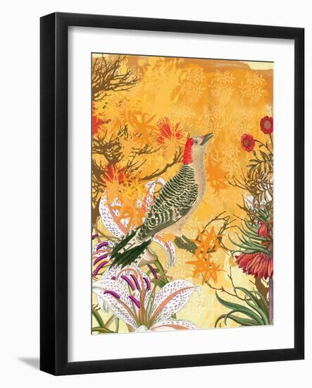 Chinoiserie I-Ken Hurd-Framed Art Print