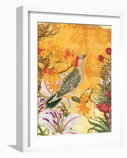 Chinoiserie I-Ken Hurd-Framed Art Print