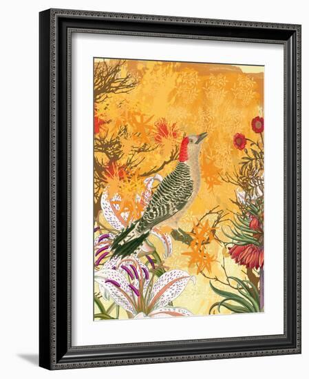 Chinoiserie I-Ken Hurd-Framed Art Print