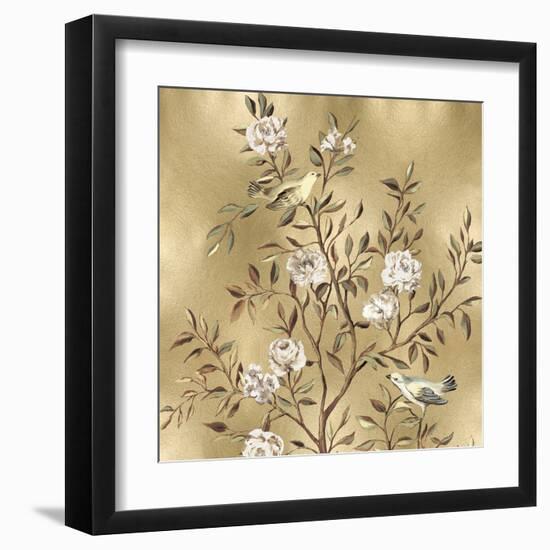 Chinoiserie in Gold I-Reneé Campbell-Framed Art Print