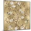 Chinoiserie in Gold II-Reneé Campbell-Mounted Art Print