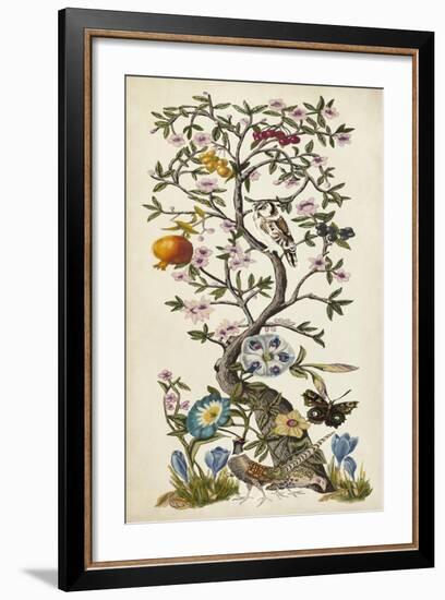 Chinoiserie Natura I-Naomi McCavitt-Framed Art Print