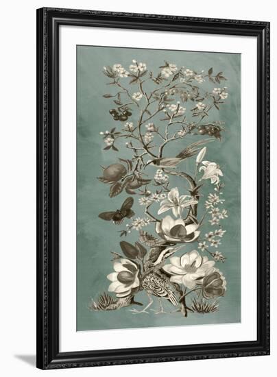 Chinoiserie Patina II-Naomi McCavitt-Framed Art Print