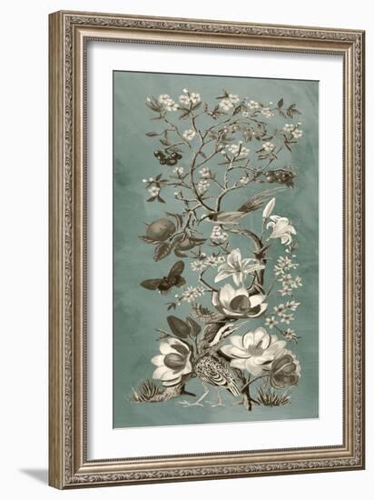 Chinoiserie Patina II-Naomi McCavitt-Framed Art Print