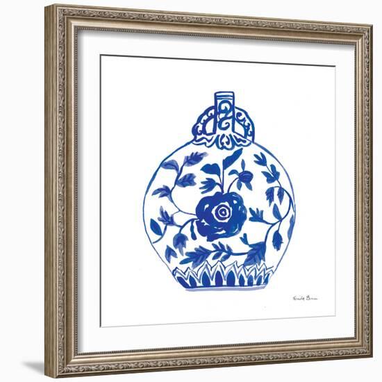 Chinoiserie V-Farida Zaman-Framed Art Print