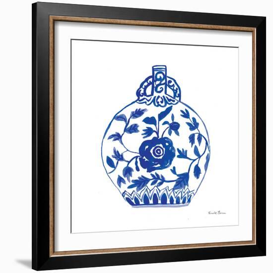 Chinoiserie V-Farida Zaman-Framed Art Print