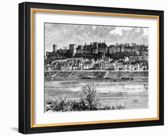 Chinon and the Vienne River, France, 19th Century-Taylor-Framed Giclee Print