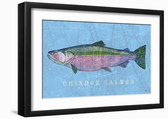 Chinook Salmon-John Golden-Framed Art Print