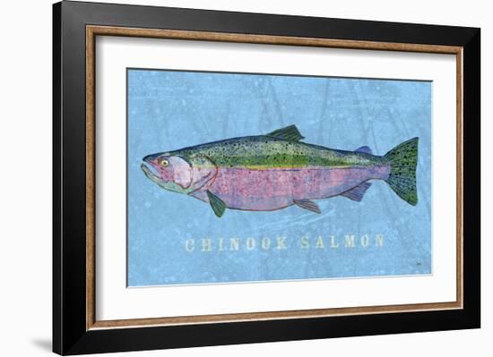 Chinook Salmon-John Golden-Framed Art Print