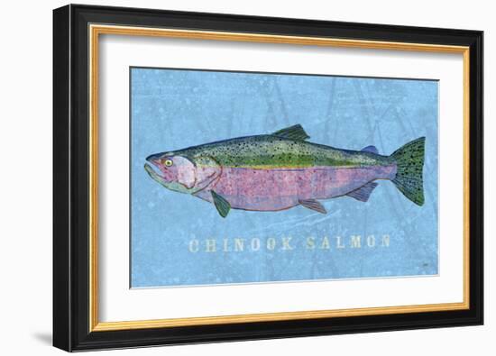 Chinook Salmon-John Golden-Framed Art Print