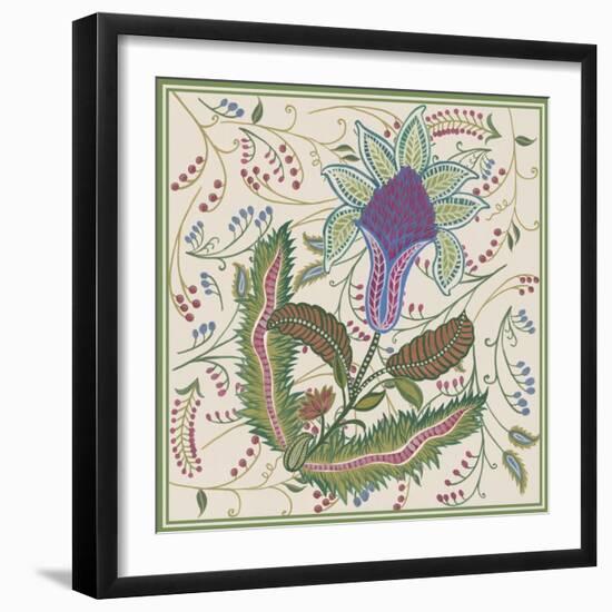 Chintz Composition III-Melissa Wang-Framed Art Print