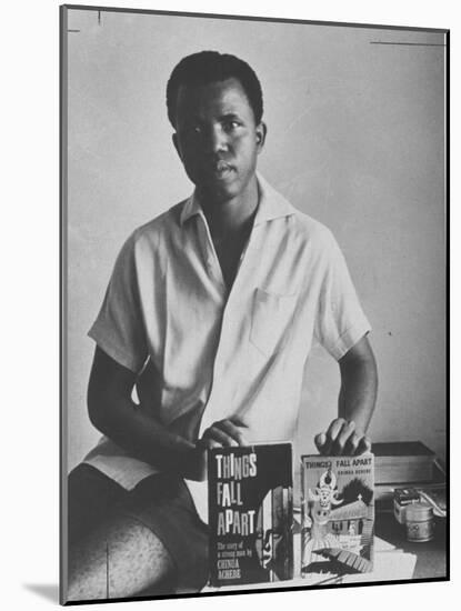 Chinua Achebe, Author of "A Man of Many People"-null-Mounted Photographic Print