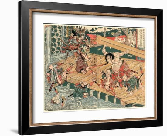 Chinzei Hachiro Tametomo-Kubo Shunman-Framed Giclee Print