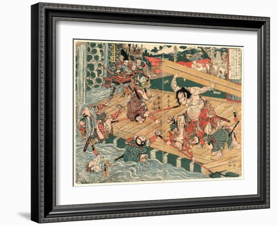 Chinzei Hachiro Tametomo-Kubo Shunman-Framed Giclee Print