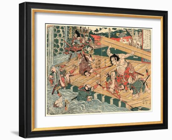 Chinzei Hachiro Tametomo-Kubo Shunman-Framed Giclee Print